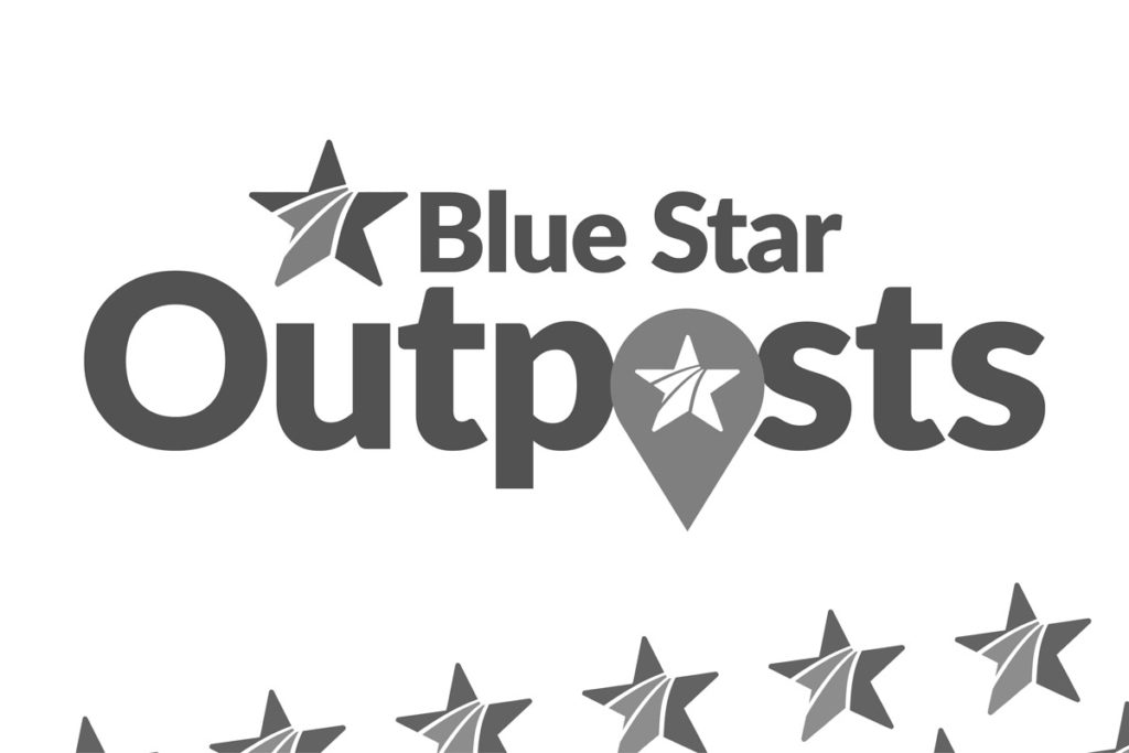 blue star outposts logo